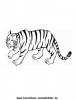 Ausmalbild Tiger 5