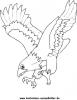 Ausmalbild Adler 3