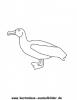 Ausmalbild Albatros 1