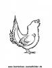 Ausmalbild Moorhuhn 1