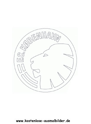 Ausmalbild FC Kopenhagen