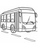 Ausmalbild Bus