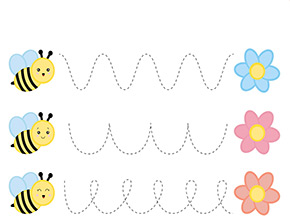 Arbeitsblatt Bienen und Blüten
