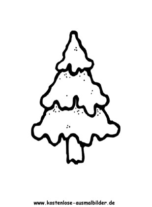 Ausmalbild Weihnachtsbaum 19