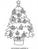 Ausmalbild Weihnachtsbaum 12