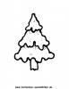 Ausmalbild Weihnachtsbaum 19