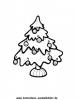 Ausmalbild Weihnachtsbaum 20