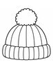Ausmalbild Wintermütze