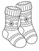 Ausmalbild Wollsocken