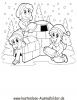 Ausmalbild Iglu