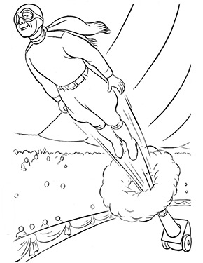 Raketenmann in der Manege