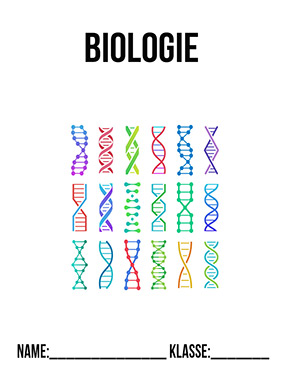 Deckblatt Biologie Deckblatt Genetik DNA