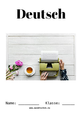 Deckblatt Deutsch-Deckblatt-Rechtschreibung