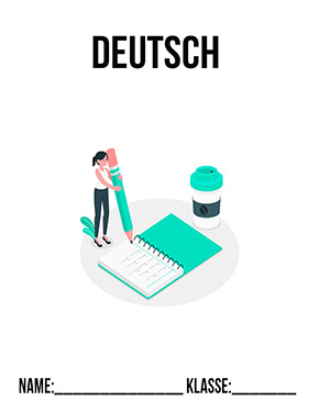 Deckblatt Deutsch-Mappe-Deckblatt