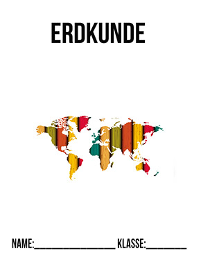 Deckblatt Erdkunde Deckblatt Weltkarte