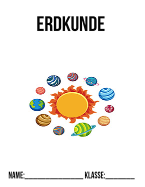 Deckblatt Erdkunde Deckblatt für Klasse 10