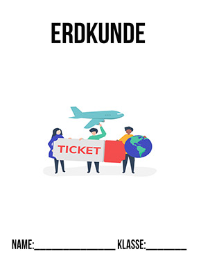 Deckblatt Erdkunde Deckblatt für Klasse 5