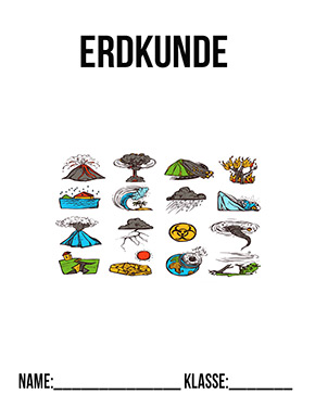 Deckblatt Erdkunde Deckblatt für Klasse 8