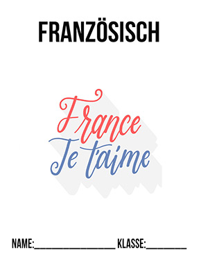 Deckblatt Französisch Deckblatt Klasse 6