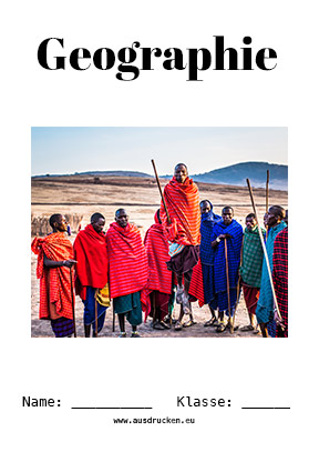 Deckblatt Geographie Deckblatt Afrika