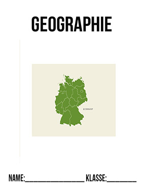 Deckblatt Geographie Deckblatt Bundesländer