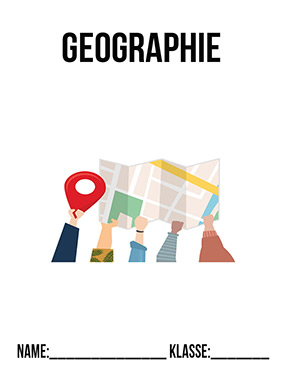 Deckblatt Geographie Deckblatt Landkarte