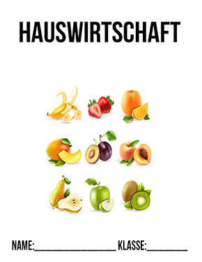 Deckblatt Hauswirtschaft Deckblatt Klasse 7