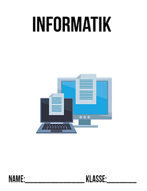 Deckblatt Informatik Deckblatt Klasse 8