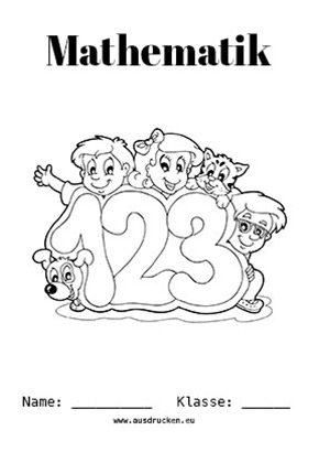 Deckblatt Mathe-Deckblatt-Grundschule