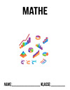 Deckblatt Mathe Deckblatt mit Diagrammen