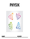 Deckblatt Physik Deckblatt mit Atom