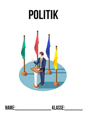 Deckblatt Politik | Deckblätter zum Ausdrucken