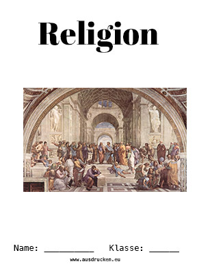 Deckblatt Religion Deckblatt Jesus