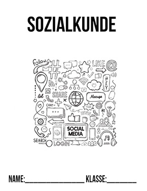 Deckblatt Sozialkunde Deckblatt zum Ausmalen