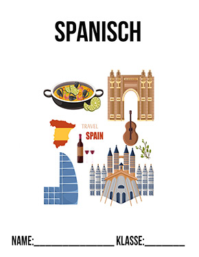 Deckblatt Deckblatt Spanisch Mappe