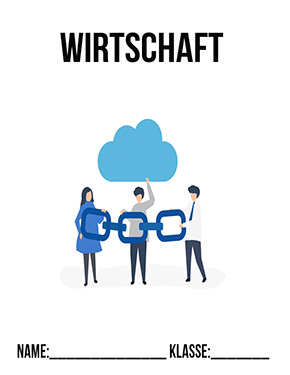 Deckblatt Wirtschaft-Deckblatt-Cloud-Service