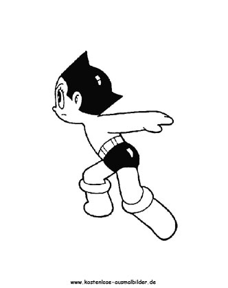 Ausmalbild Astro Boy