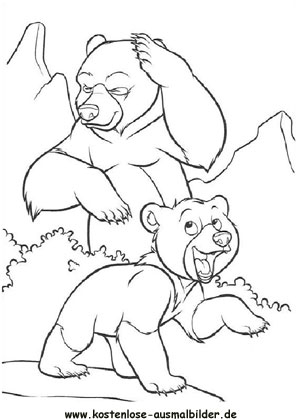 Ausmalbild Bärenbrüder 3