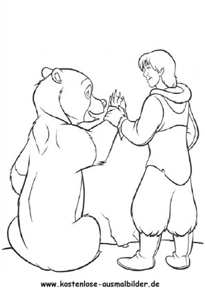 Ausmalbild Bärenbrüder 4
