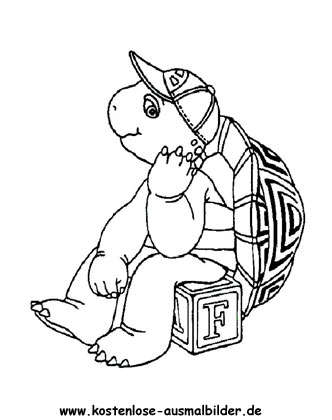 Ausmalbild Franklin 9