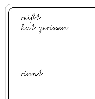 Vorschau Arbeitsblatt Verben