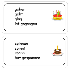 Vorschau Kartenspiel Verben