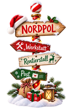 Nordpol Wegweiser