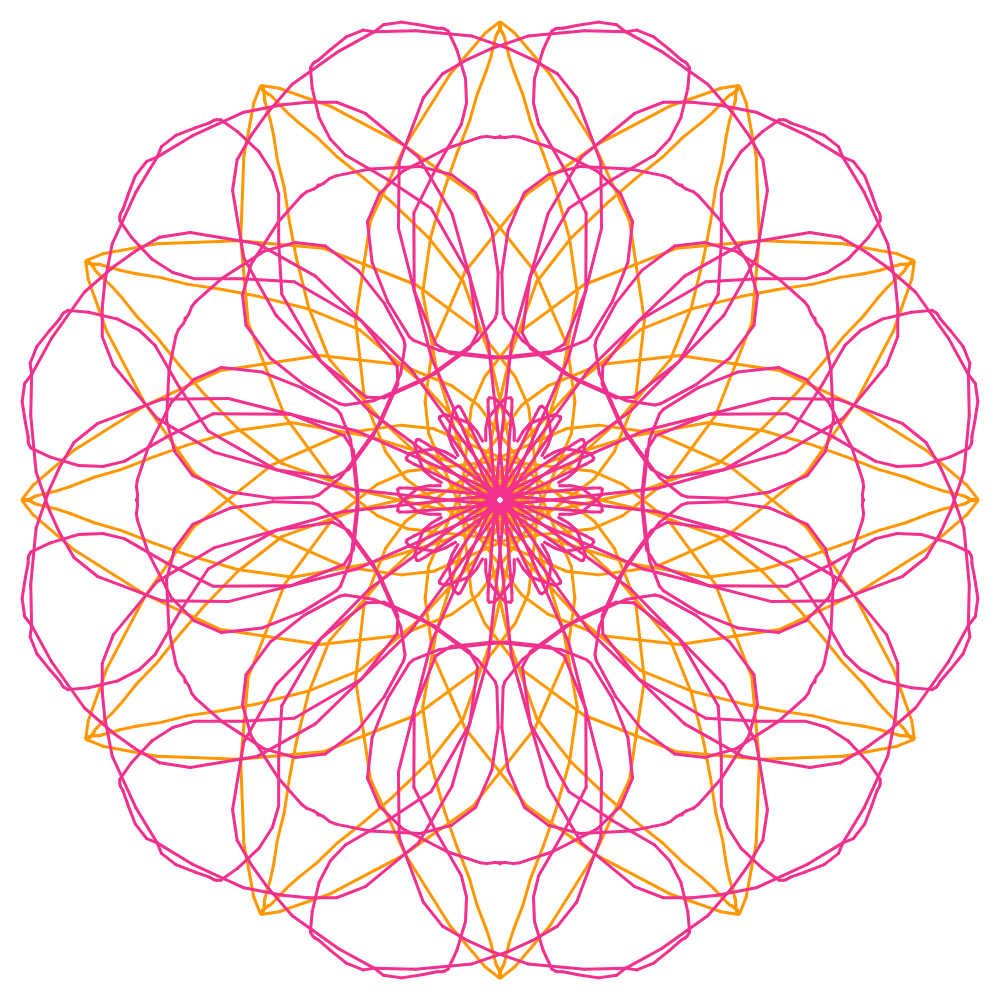 Mandala eines Besuchers