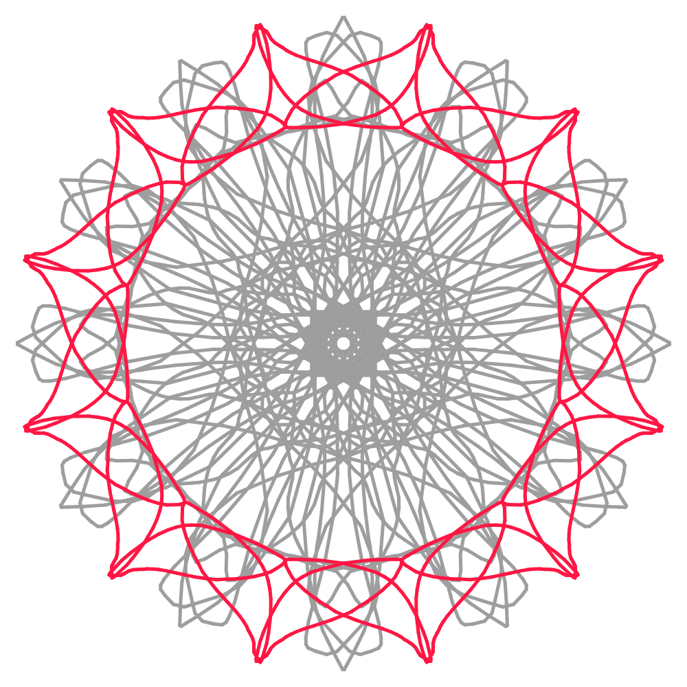 Mandala eines Besuchers