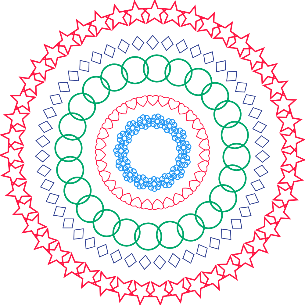 Mandala eines Besuchers