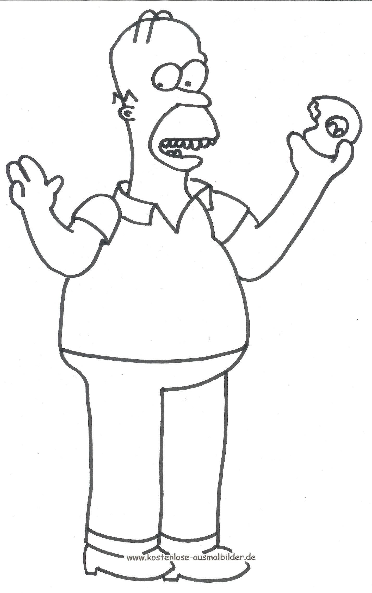 Malvorlagen Ausmalbilder Simpsons Ausmalbilder Fernsehen zum Ausdrucken
