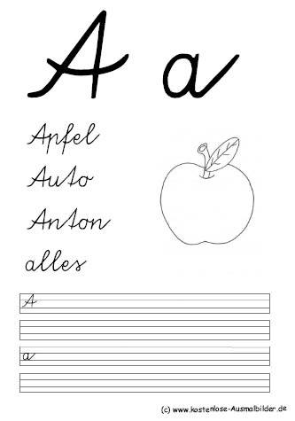 Malvorlagen Alphabet ABC | Buchstaben ausmalen ...