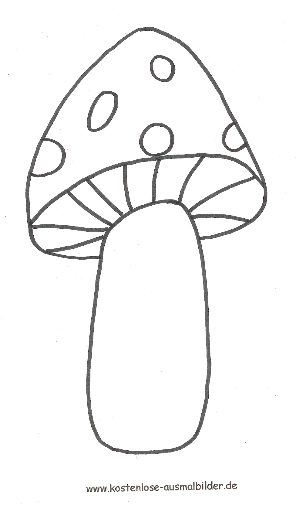 Fliegenpilz Ausmalbild Fliegenpilz Ausmalbild