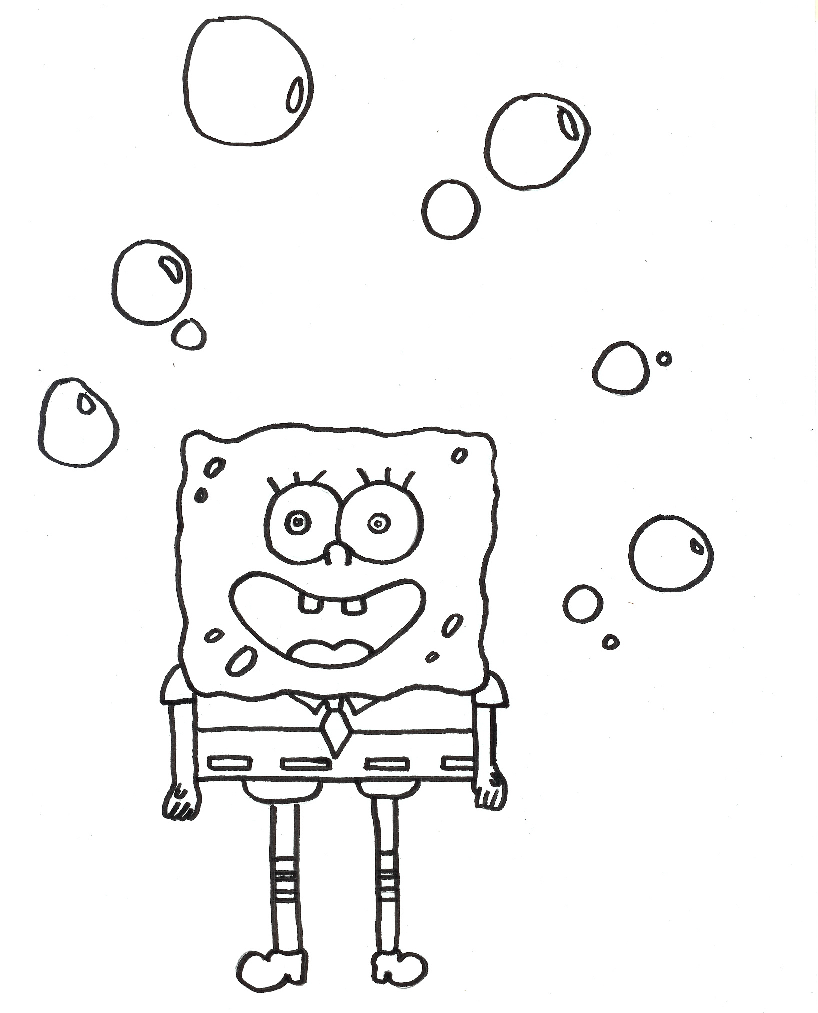 Malvorlagen - Ausmalbilder Spongebob  Ausmalbilder Fernsehen zum